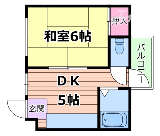 シャンクレール豊新の間取り