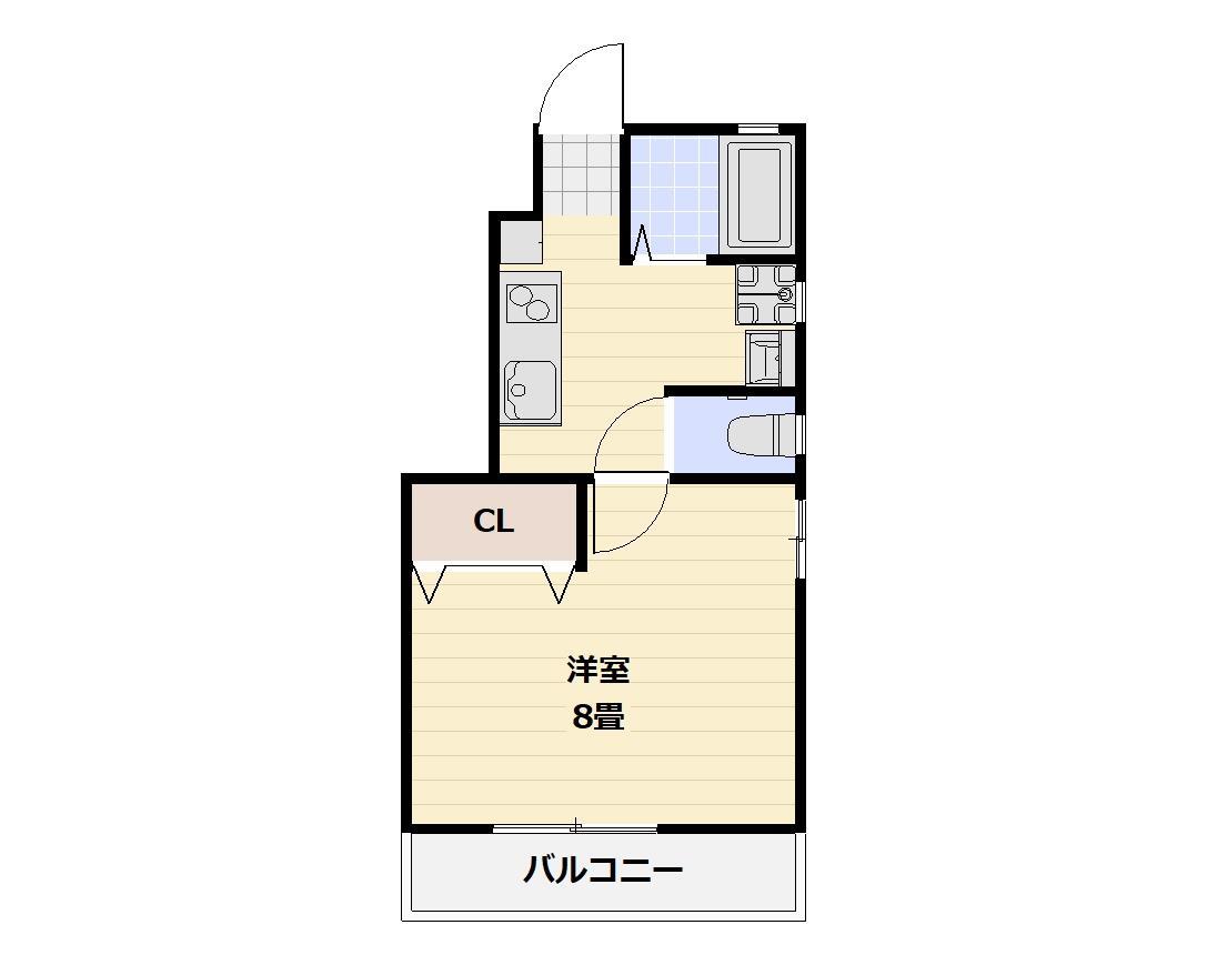 Ｆｏｒｔｕｎａ四御神Ｂ棟の間取り