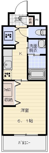 Ｅａｓｔ　Ｃｏｕｒｔ　Ｓａｋｕｒａｂａｓｈｉの間取り