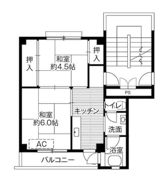 ビレッジハウス松川の間取り