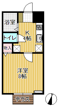 メゾンド・サンコークIVの間取り