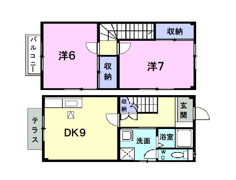 ドミールシャンテの間取り