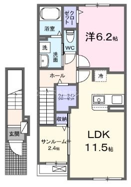 モンプチボヌールの間取り