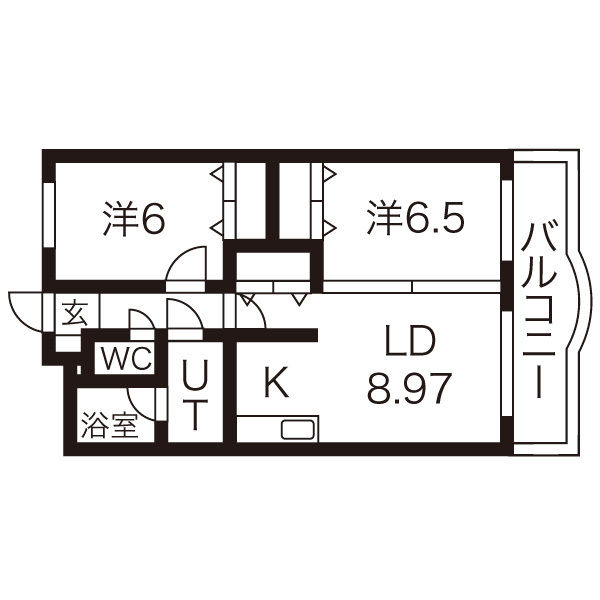 ライプン(RIPEN)の間取り