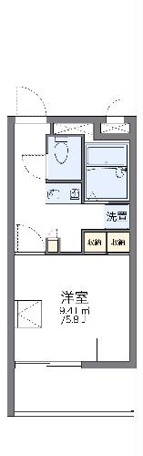 レオパレスＭＩＹＡＳＨＩＲＯIIの間取り