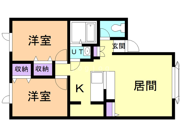 ハイツみやびの間取り