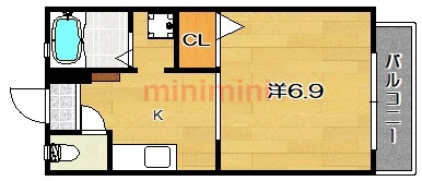 大住町光陽ハイツの間取り