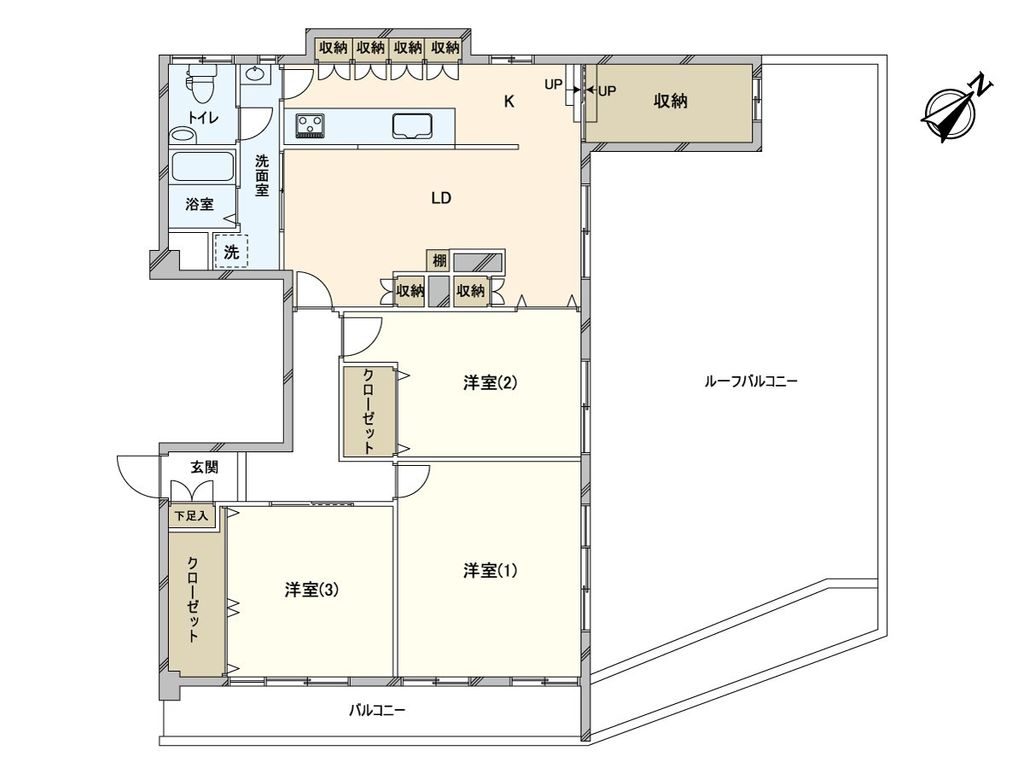 弥生ハウスの間取り