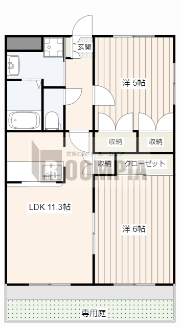 シャングリラ壱番館の間取り