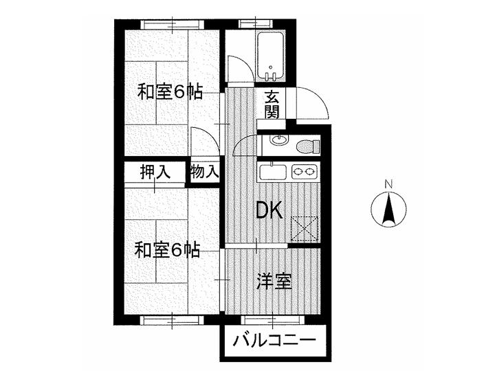 田中マンションの間取り