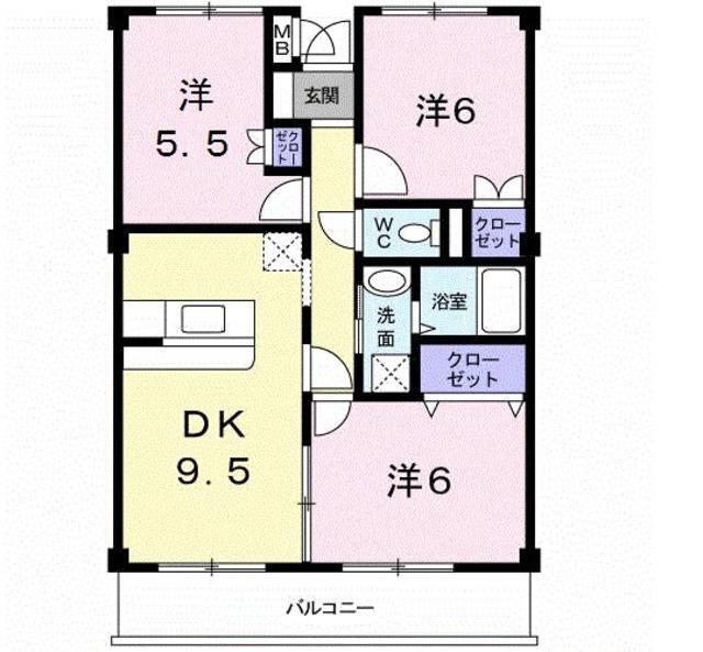 カンスタント八千代の間取り