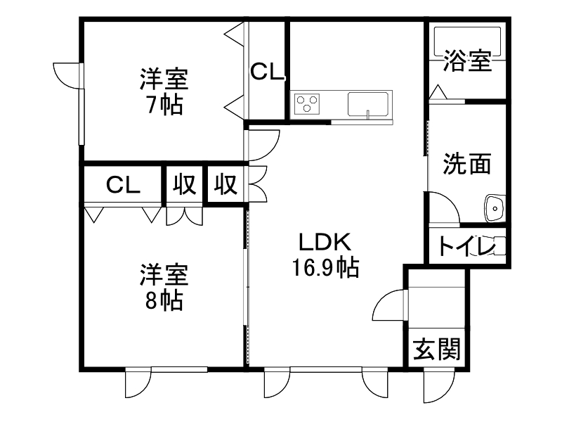 ルピナスの間取り