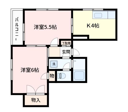 サンヴィレッジ南浦和の間取り