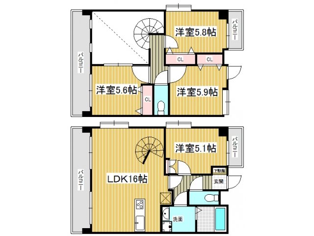 J-スクエアの間取り