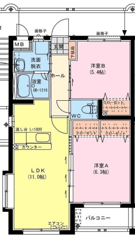 ラヴィドールの間取り