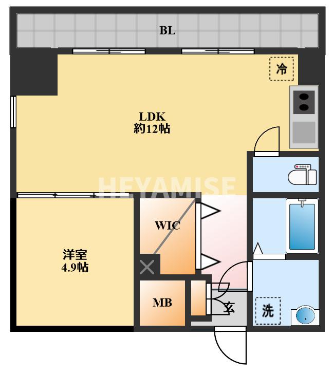 諫早市永昌町のマンションの間取り