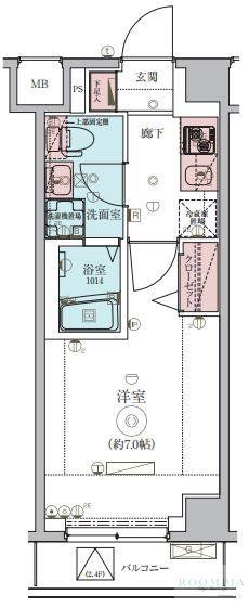 LEXE鷺沼の間取り