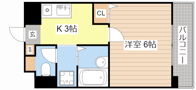 愛知郡愛荘町市のマンションの間取り