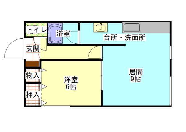 アジロハイツの間取り