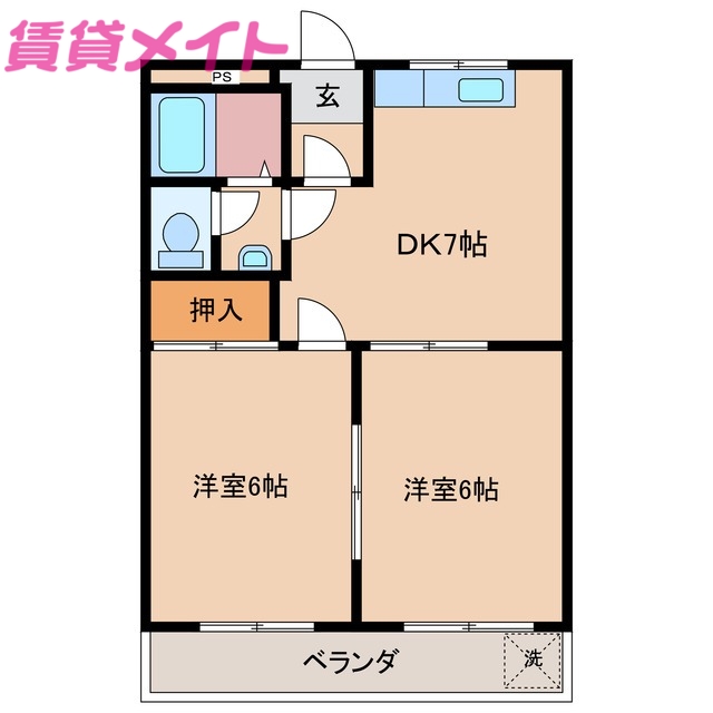 シャルマンビレッジの間取り