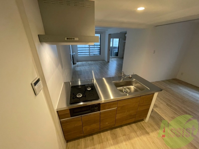 キッチン　システムキッチンなので、すぐお料理に使えます！