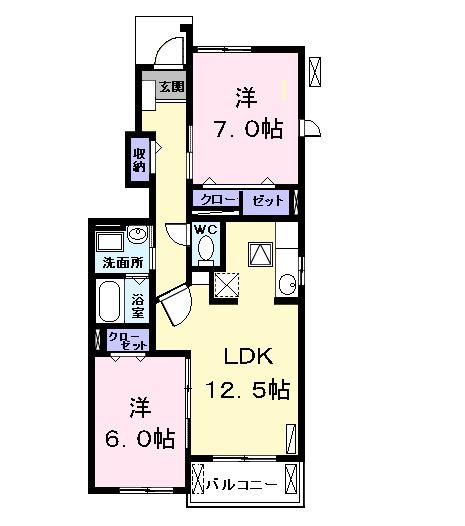 Ｓ・Ｋ・Ｇ　２２の間取り