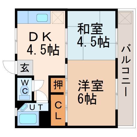 草津市平井のマンションの間取り