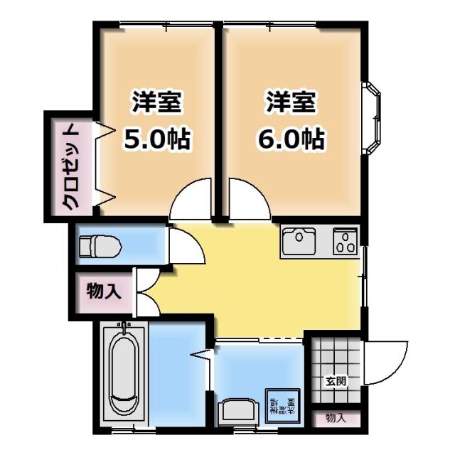 レジデンス鹿島の間取り