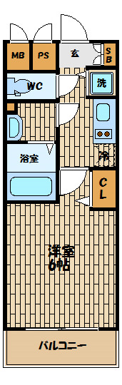 プレサンス福島ニューゲートの間取り