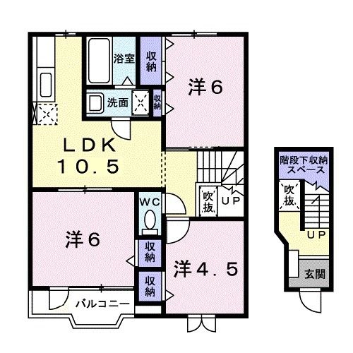 ニューアルカンシエルの間取り