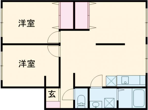 【フローラ山本の間取り】