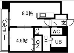 PRIME　URBAN北11条の間取り