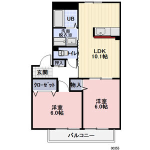 エスペランサIVの間取り