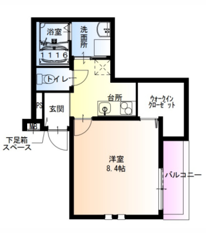 フジパレス大日I番館の間取り