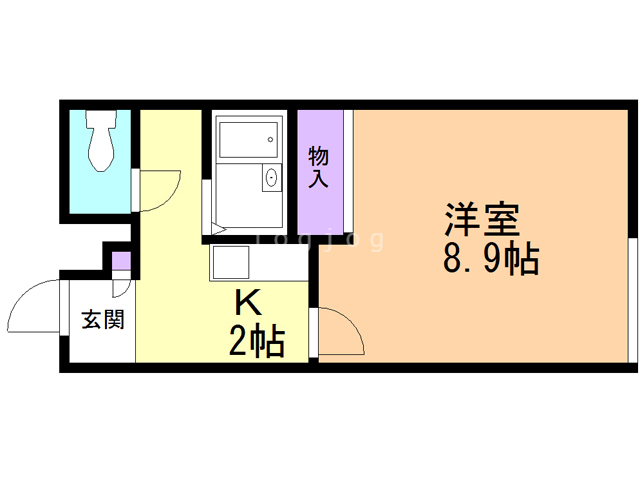 レオパレスグラッツェの間取り