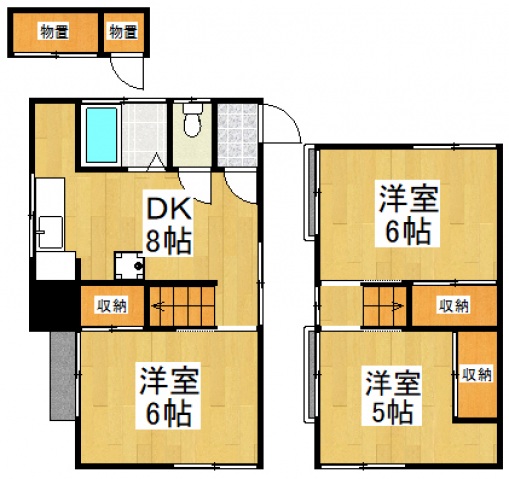 東京都東村山市秋津町４（一戸建）の賃貸物件の間取り