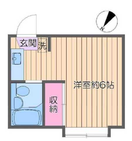 江戸川区西葛西のアパートの間取り