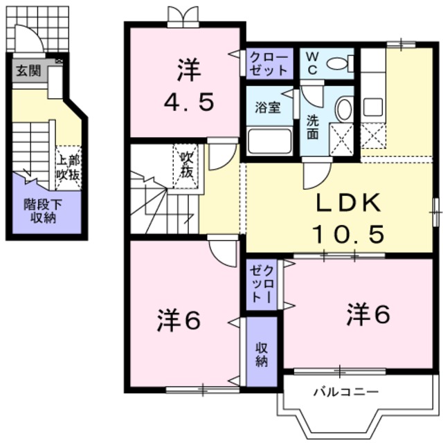 ピュール　Ｃの間取り