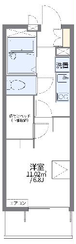 レオパレスレスト　清水の間取り