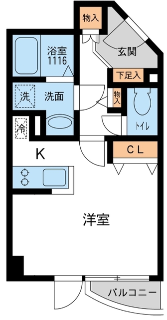 TK田園調布レディースフラッツの間取り