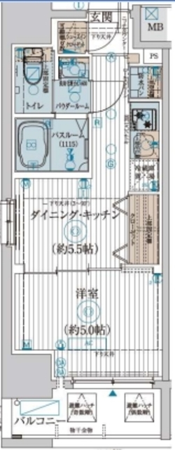 エステムプラザ池袋立教通りの間取り