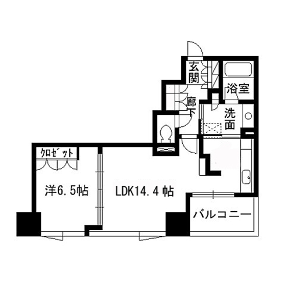 シティタワー仙台花京院の間取り