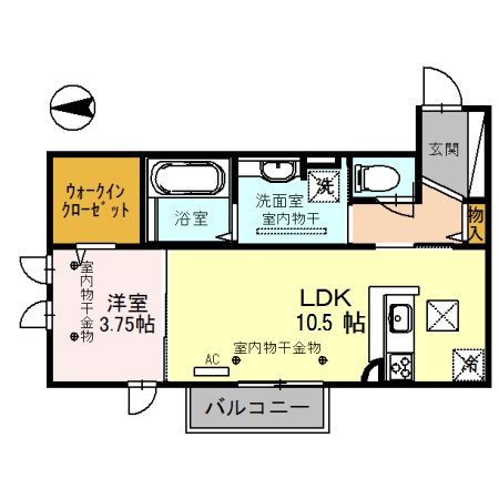 【Noble garden E（ノーブルガーデンイー）の間取り】