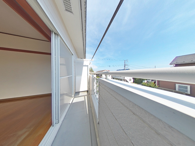 バルコニー　南向きのバルコニー
