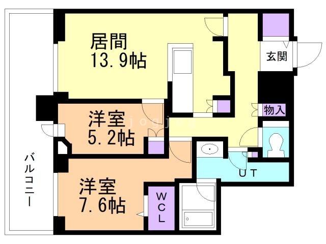 ONE札幌ステーションタワーの間取り
