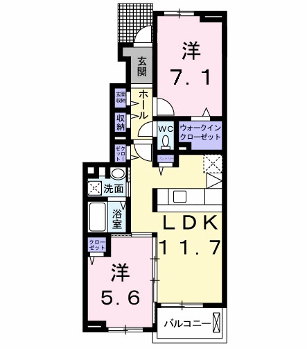 ベルベルデIIの間取り