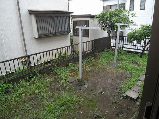 庭　専用庭です。