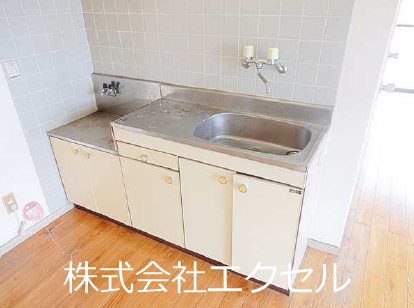 キッチン　作業台が広く使えます。