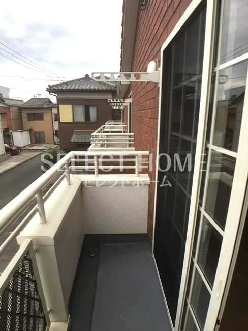 バルコニー　落ち着いた時間を過ごせるバルコニーです