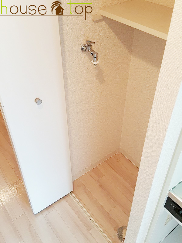 洗面設備　室内洗濯機が設置可能